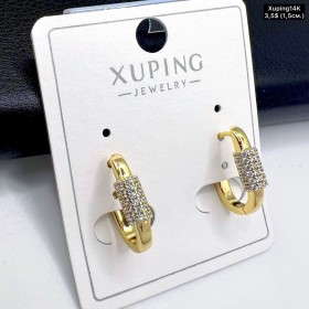 Сережки Xuping14К 10367 (1,5 см.)